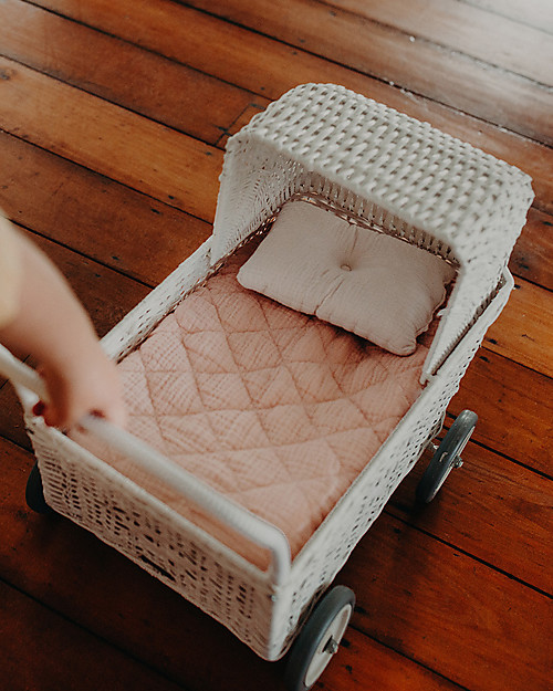 Olli Ella Strolley Bedding Set for Doll Pram - Rose Dolls Accessories