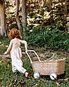 Olli Ella Strolley, Doll Pram, Wicker - Natural Toy Prams