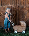 Olli Ella Strolley, Doll Pram, Wicker - Natural Toy Prams