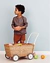 Olli Ella Strolley, Doll Pram, Wicker - Natural Toy Prams