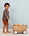 Olli Ella Strolley, Doll Pram, Wicker - Natural Toy Prams