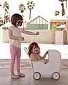 Olli Ella Strolley, Doll Pram, Wicker - White Toy Prams