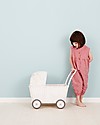 Olli Ella Strolley, Doll Pram, Wicker - White Toy Prams