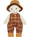 Olli Ella Travel Togs Clothes Set for Dinkum Doll - Apricot - 100% Cotton Dolls Accessories