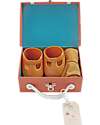 Olli Ella Travel Togs Clothes Set for Dinkum Doll - Apricot - 100% Cotton Dolls Accessories