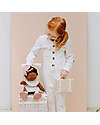Olli Ella Travel Togs Clothes Set - for Dinkum Doll - Prairie Floral - 100% Cotton Dolls Accessories