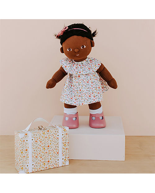 Olli Ella Travel Togs Clothes Set - for Dinkum Doll - Prairie Floral - 100% Cotton Dolls Accessories