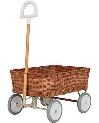 Olli Ella Wonder Wagon in Rattan - Natural - Handmade! Outdoor Games and Toys_
