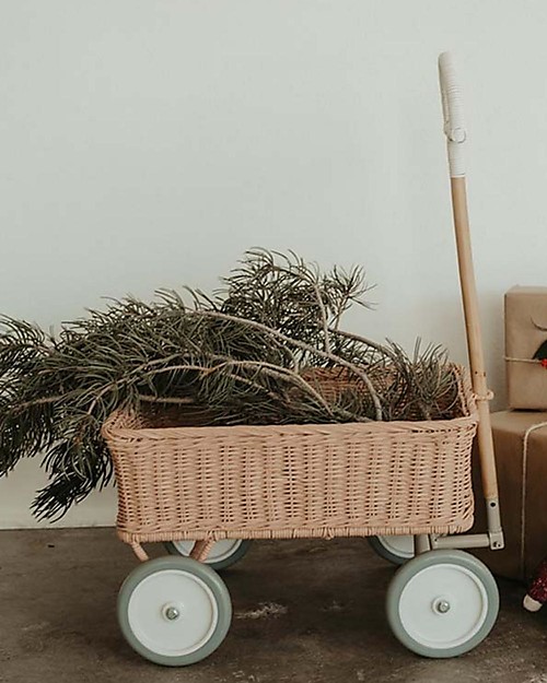 Olli Ella Wonder Wagon in Rattan - Natural - Handmade! Outdoor Games and Toys_