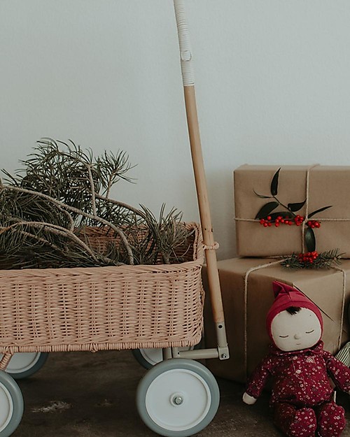 Olli Ella Wonder Wagon in Rattan - Natural - Handmade! Outdoor Games and Toys_