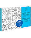 Omy Cosmos Colouring Poster (70 x 100 cm) - Printed on recycled paper! Draw And Color