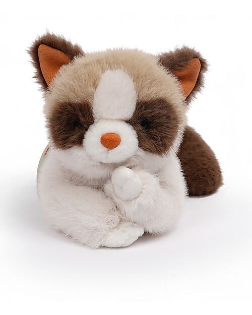 One Love Plush Caramel the Cat Plush Toy - the Plush that Hugs You - 31 x 15 x 14 cm - 100% Recycled Materials Soft Toys