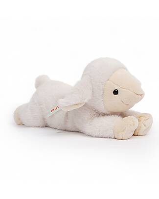 One Love Plush Daisy the Lamb Weighted Plush Toy - the Plush that Hugs You - 31 x 16 x 15 cm - 100% Recycled Materials Soft Toys