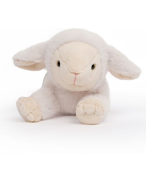 One Love Plush Daisy the Lamb Weighted Plush Toy - the Plush that Hugs You - 31 x 16 x 15 cm - 100% Recycled Materials Soft Toys