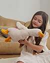 One Love Plush Feather the Goose Weighted Plush Toy - the Plush that Hugs You - 44 x 18 x 10 cm - 100% Recycled Materials Soft Toys