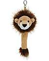One Love Plush Leonard the Lion Charm - Yellow and Brown - 30 x 14 x 11 cm - 100% Recycled Materials Puppets