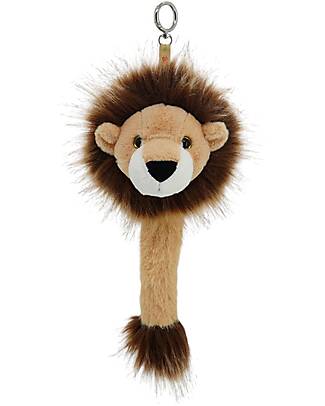 One Love Plush Leonard the Lion Charm - Yellow and Brown - 30 x 14 x 11 cm - 100% Recycled Materials Puppets