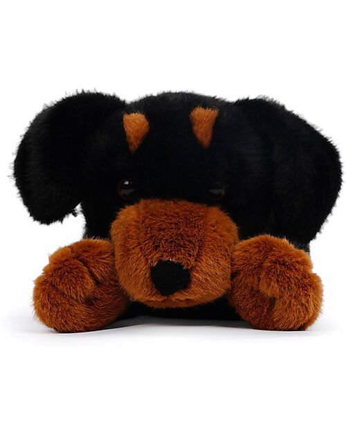 One Love Plush Pumpkin the Dachshund Lying Plush Toy - the Plush that Hugs You - 33 x 13 x 12 cm - 100% Recycled Materials Soft Toys