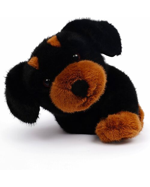 One Love Plush Pumpkin the Dachshund Lying Plush Toy - the Plush that Hugs You - 33 x 13 x 12 cm - 100% Recycled Materials Soft Toys