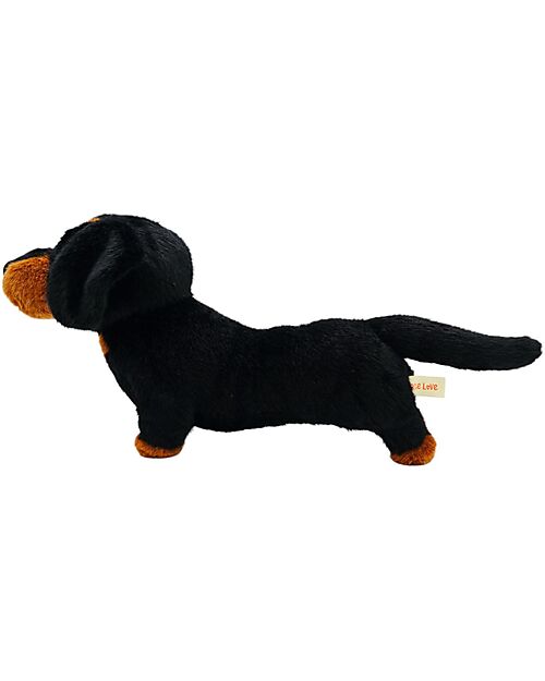One Love Plush Pumpkin the Dachshund Weighted Plush Toy - the Plush that Hugs You - 40 x 17 x 18 cm - 100% Recycled Materials Soft Toys