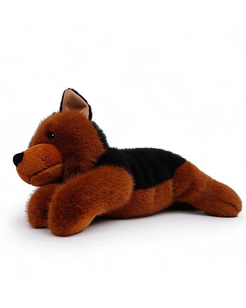 One Love Plush Rex the German Sheperd Plush Toy - the Plush that Hugs You - 37 x 13 x 15 cm - 100% Recycled Materials Soft Toys