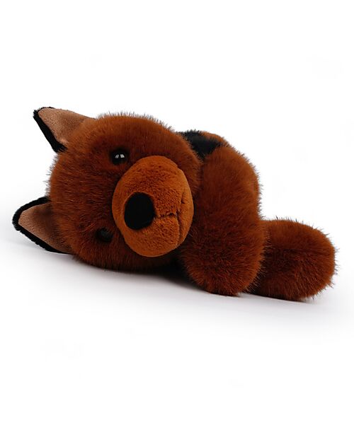 One Love Plush Rex the German Sheperd Weighted Plush Toy - the Plush that Hugs You - 37 x 13 x 15 cm - 100% Recycled Materials Soft Toys
