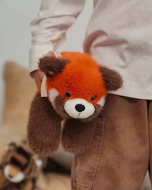 One Love Plush Rusty the Red Panda Weighted Plush Toy  - the Plush that Hugs You - 43 x 15 x 15 cm - 100% Recycled Materials Soft Toys