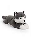 One Love Plush Scout the Husky Plush Toy - the Plush that Hugs You - 32 x 11 x 14 cm - 100% Recycled Materials Soft Toys