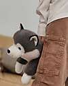 One Love Plush Scout the Husky Plush Toy - the Plush that Hugs You - 32 x 11 x 14 cm - 100% Recycled Materials Soft Toys
