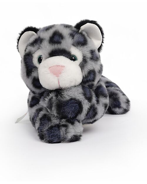 One Love Plush Sky the Snow Leopard Plush Toy - the Plush that Hugs You - 35 x 17 x 15 cm - 100% Recycled Materials Soft Toys