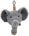 One Love Plush Tai the Elephant Charm - Grey - 18 x 18 x 15 cm - 100% Recycled Materials Puppets
