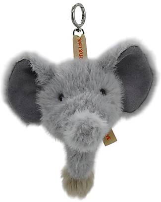 One Love Plush Tai the Elephant Charm - Grey - 18 x 18 x 15 cm - 100% Recycled Materials Puppets