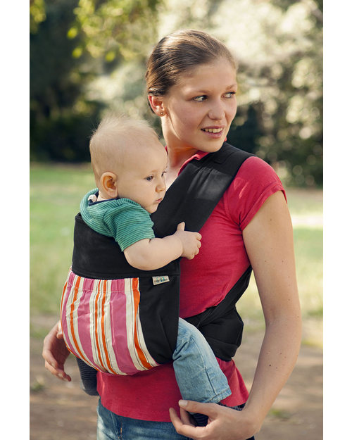 One Love Pomelo Mei Tai Baby Carrier in amazingly soft brushed cotton twill unisex bambini