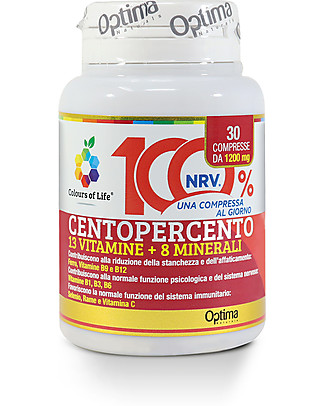 Optima Naturals Centopercento, 30 tablets - Nutritional supplement Food Supplement