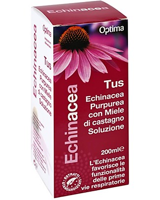 Optima Naturals Echinacea Tus Solution, 200 ml - For the Cough Natural Remedies