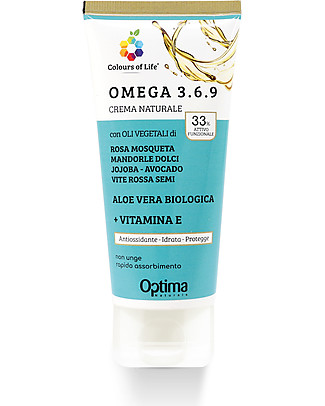 Optima Naturals Natural Eudermic Cream Omega 3.6.9, 100 ml - Moisturize and Protect null