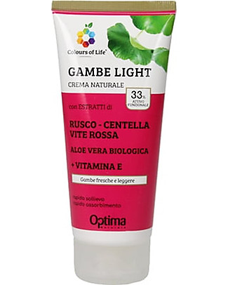 Optima Naturals Natural Eudermic Light Legs Cream, 100 ml - Light Legs Body Lotions And Oils