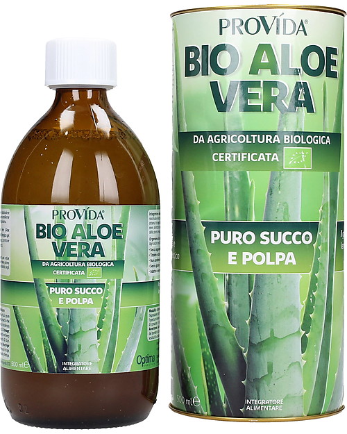 Optima Naturals Provida Bio Aloe Vera  Juice and Pulp, 500 ml - Purify and help with Digestion Natural Remedies