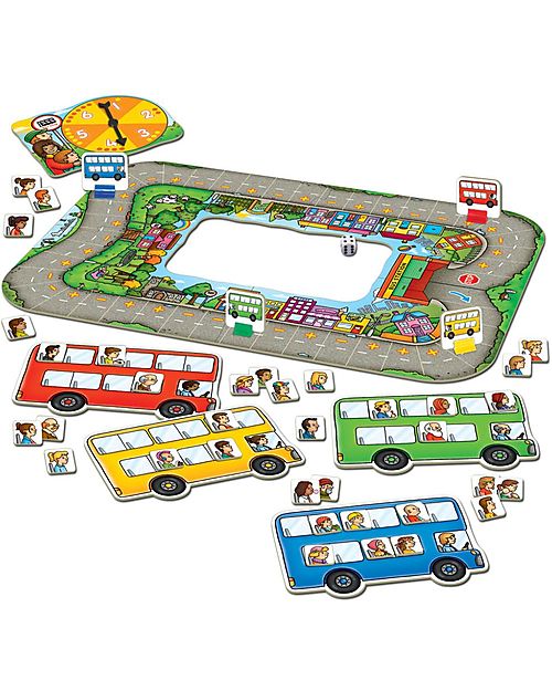 Orchard Toys Bus Stop Board Game - Everyone on board! Board Games