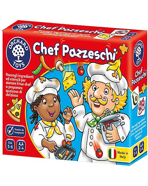 Orchard Toys Crazy Chef Game - Help the crazy chefs make a meal in this tasty matching game! Board Games