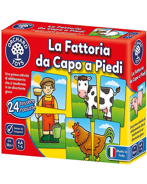 Orchard Toys Farmyard Headsand Tails Game - A fun first matching activity that develops into a game as children grow in confidence and ability! Board Games