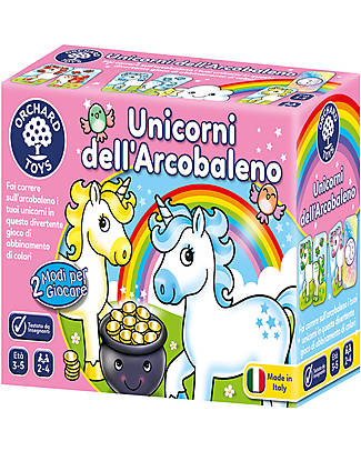 Orchard Toys Rainbow Unicorns Game - Race your unicorns over the rainbow in this colour matching game! Board Games