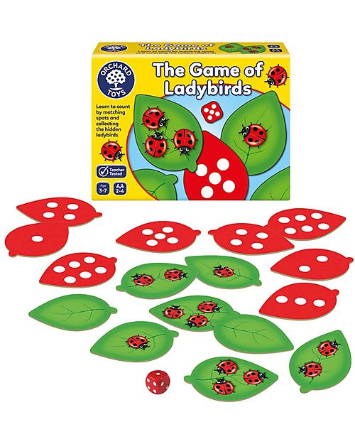 Orchard Toys The Ladybugs Game -  Learn to count by matching dots! Board Games