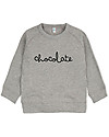 Organic Zoo Chocolate Sweatshirt, Grey - 100% Organic Cotton Sweatshirts