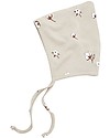 Organic Zoo Flower Pixie Bonnet, Natural - 100% Organic Cotton Winter Hats