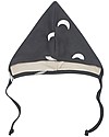 Organic Zoo Midnight Pixie Bonnet, Graphite - 100% Organic Cotton Winter Hats