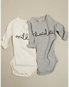 Organic Zoo Milk Bodysuit, Natural - Organic Cotton and Quality! Long Sleeves Bodies