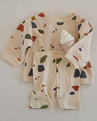 Organic Zoo Terrazzo Sweatshirt - Multicolor - 100% Organic Cotton Sweatshirts