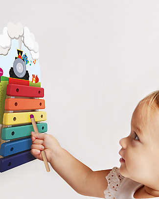 Oribel Vertiplay Wall Toy, Musical Rail Track Musical Instruments