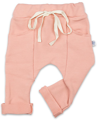 Origami Sweat Pants, Pink - Milk fiber and organic cotton Trousers